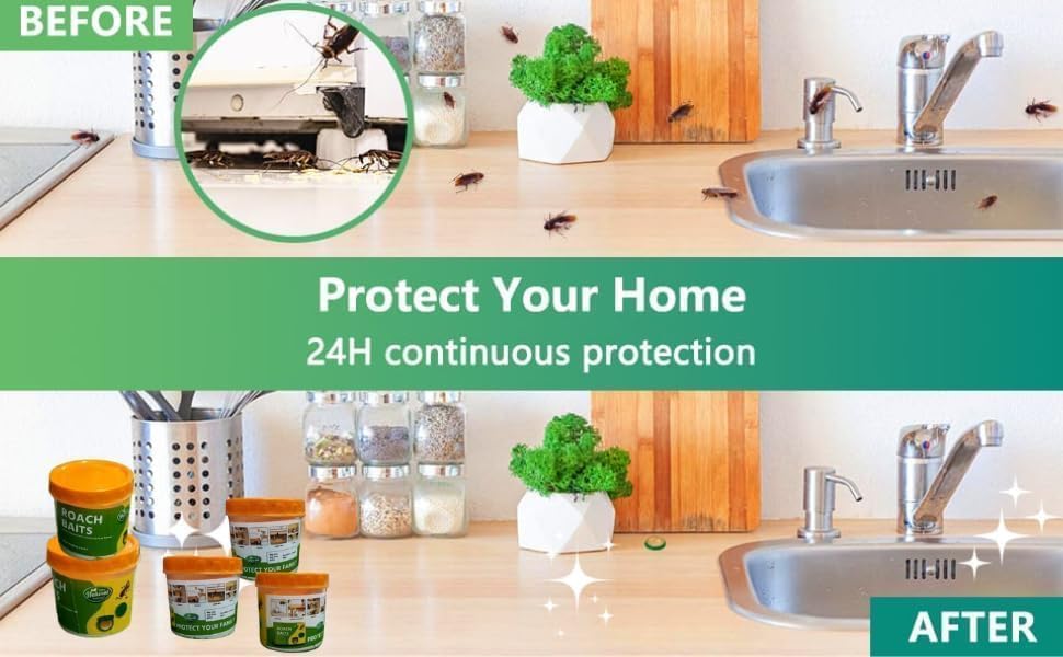 Cockroach Killer Powder Gel (Pack of 24pc)