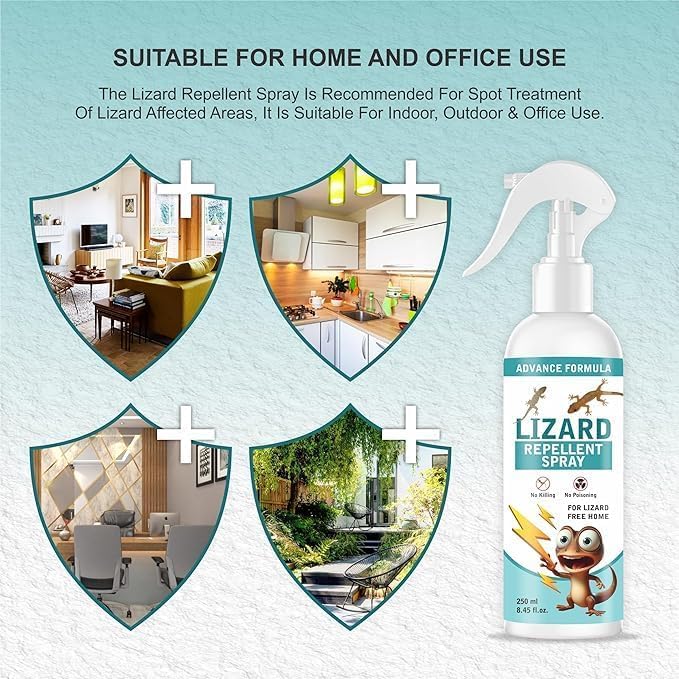 Lizard Repellent for Home Spray Pest Control 250ML (Pack of 2)
